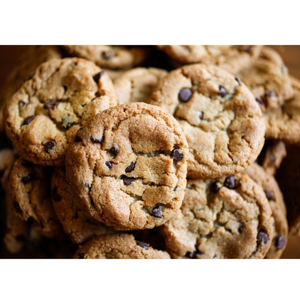 Chocolate chip cookies can be made with the basic ingredients in the small kitchen pantry