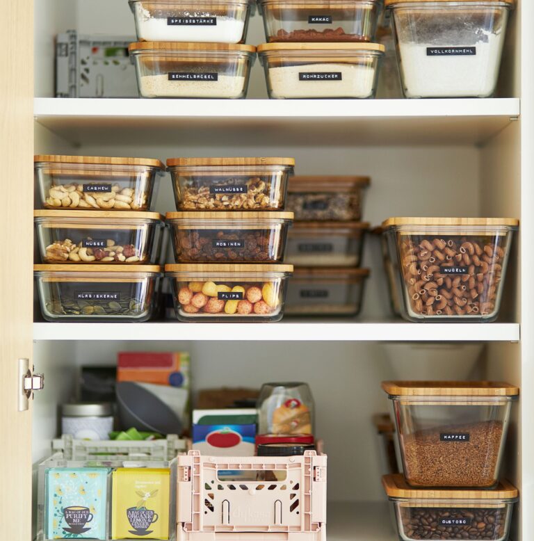 Example of a small kitchen pantry